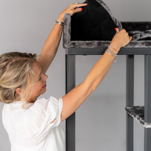 Design Kattmöbel Maine Coon Feline Elite 190 Blackline (Mörkgrå)