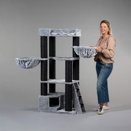Corner Coon Blackline Ljusgrå
