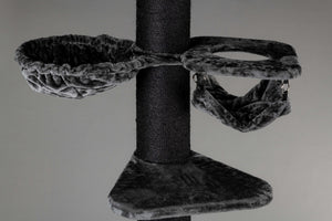 Stor, Crown-hängmatta (för 12, 15 eller 20 cm stolpar) Mörkgrå