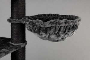 Stor katthängmatta de Luxe (för 12-15 cm stolpar) Mörkgrå